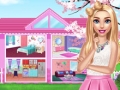 Розовый кукольный домик Бонни