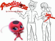 Леди Баг и Супер Кот раскраска