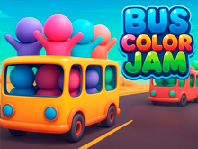 Цветной затор на автобусе