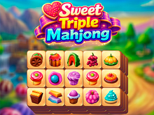 Сладкий тройной маджонг